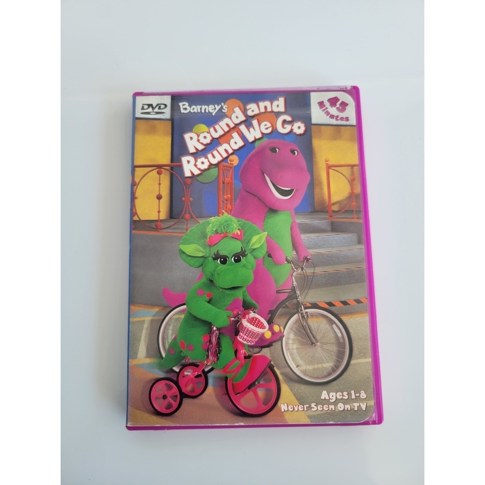 Barney Round and Round We Go DVD Kids Educational‎ Songs Transportation 2002